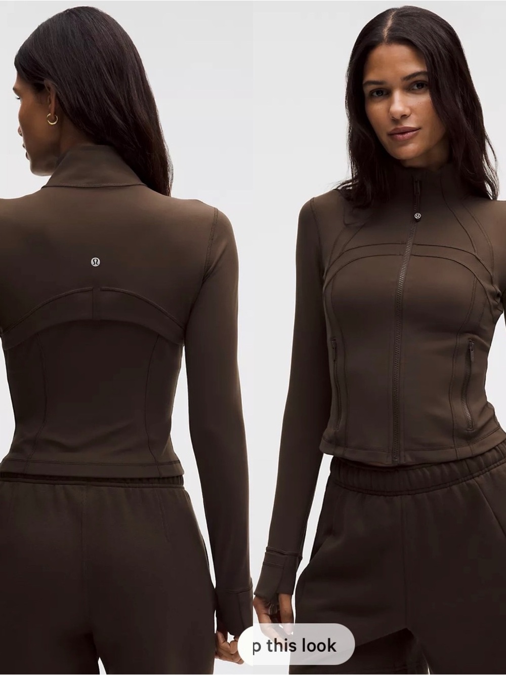 NWT Lululemon Nulu Cropped Define Jacket in Walnut Crunch Brown Size 6